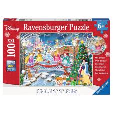 Disney Princess Glitter Christmas XXL 100pc Jigsaw Puzzle